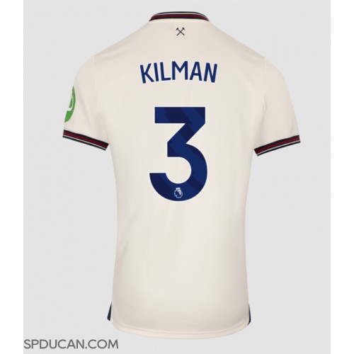 Muški Nogometni Dres West Ham United Max Kilman #3 Gostujuci 2025-26 Kratak Rukav